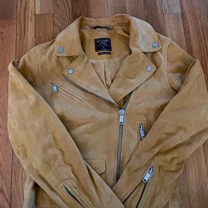 Abercrombie leather jacket